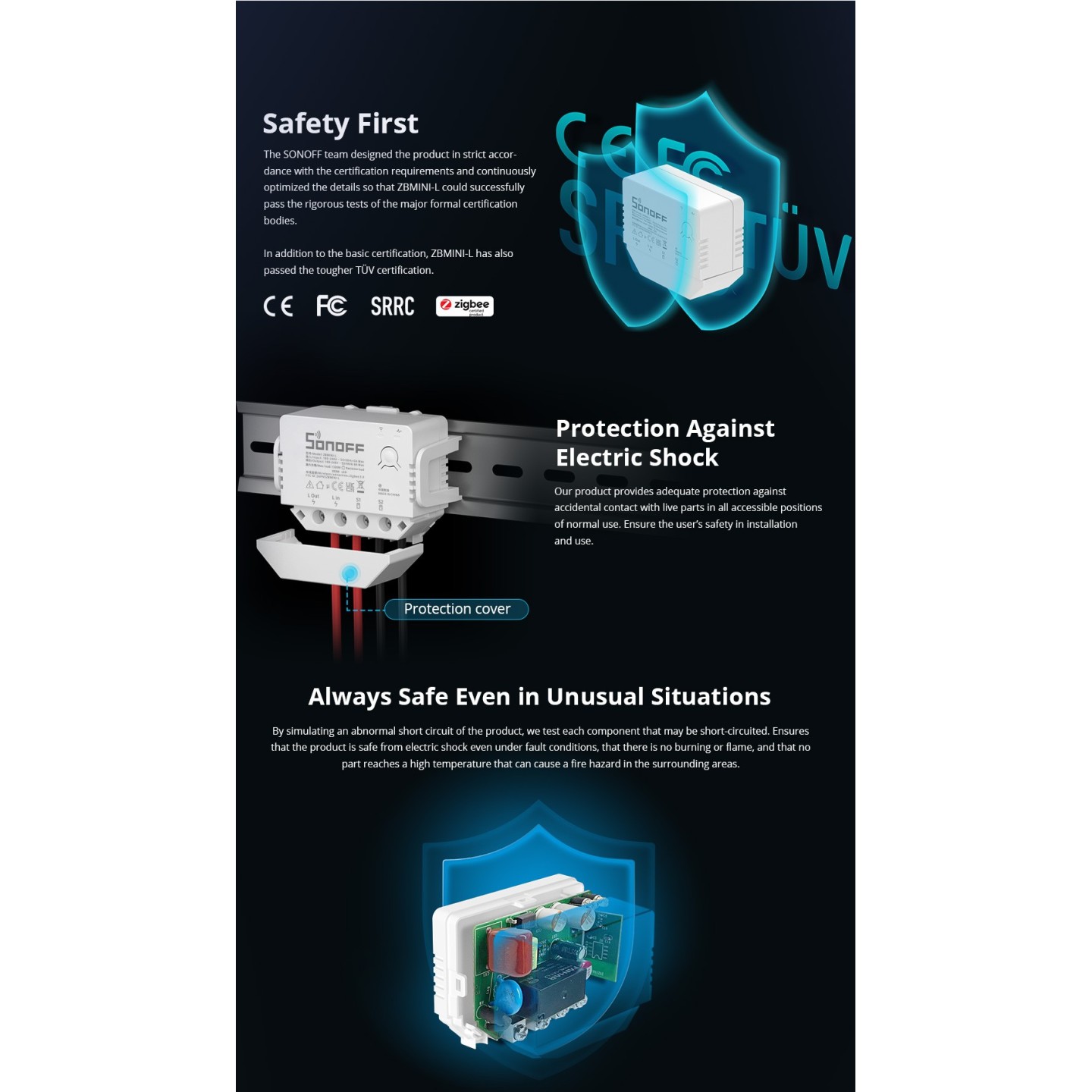 Sonoff Zigbee 3.0 Smart Switch - ZBMINI-L - Zigbee 3.0 — Buy in Cyprus with Fast Delivery