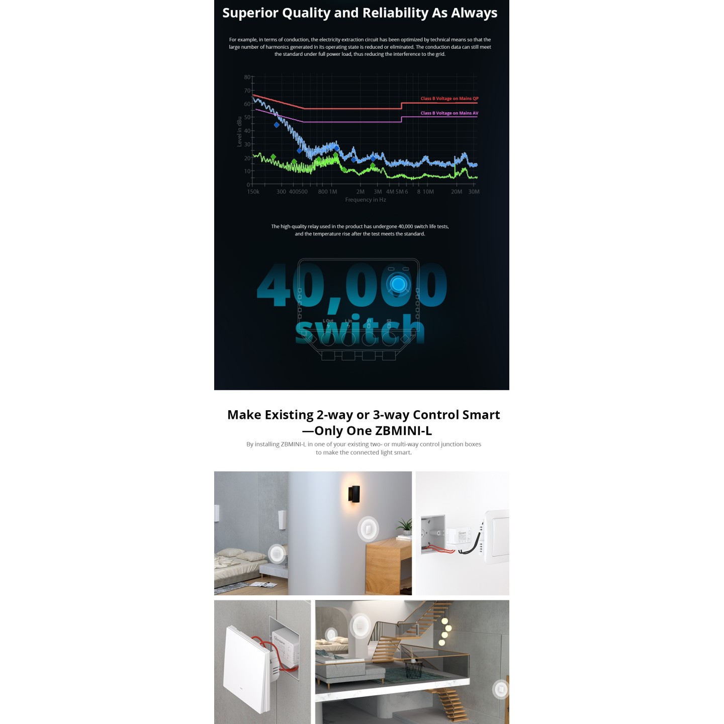 Sonoff Zigbee 3.0 Smart Switch - ZBMINI-L - Zigbee 3.0 — Buy in Cyprus with Fast Delivery