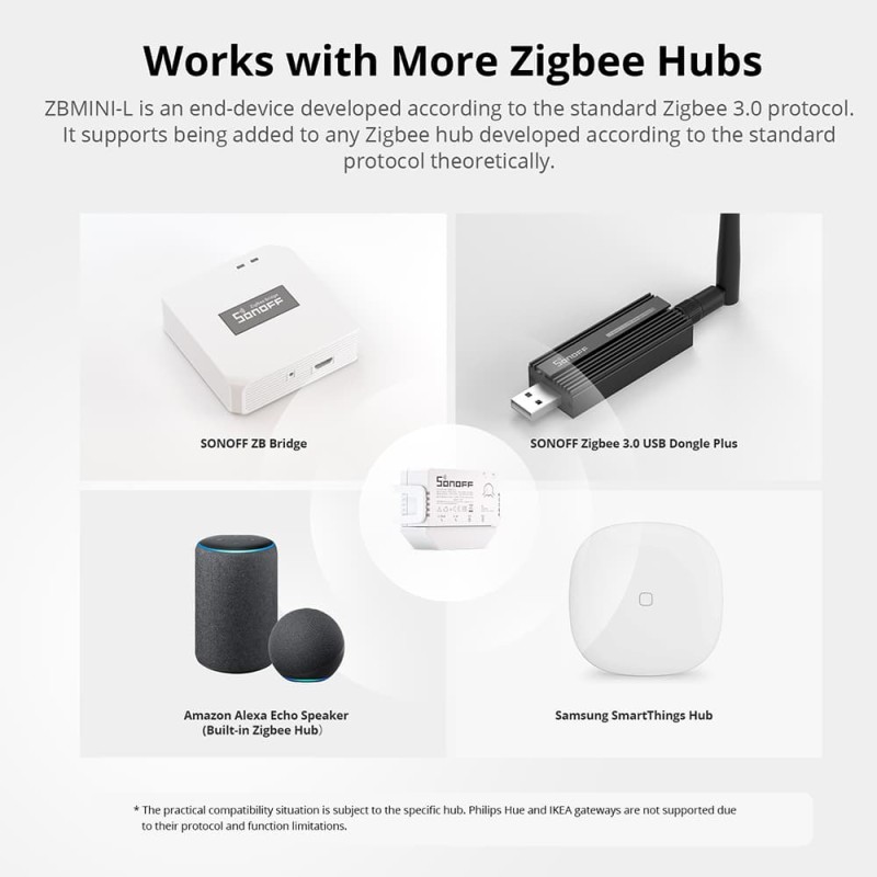 Buy Sonoff Zigbee 3.0 Smart Switch - ZBMINI-L - Zigbee 3.0 in Cyprus, Nicosia, Limassol, Larnaka, Pafos