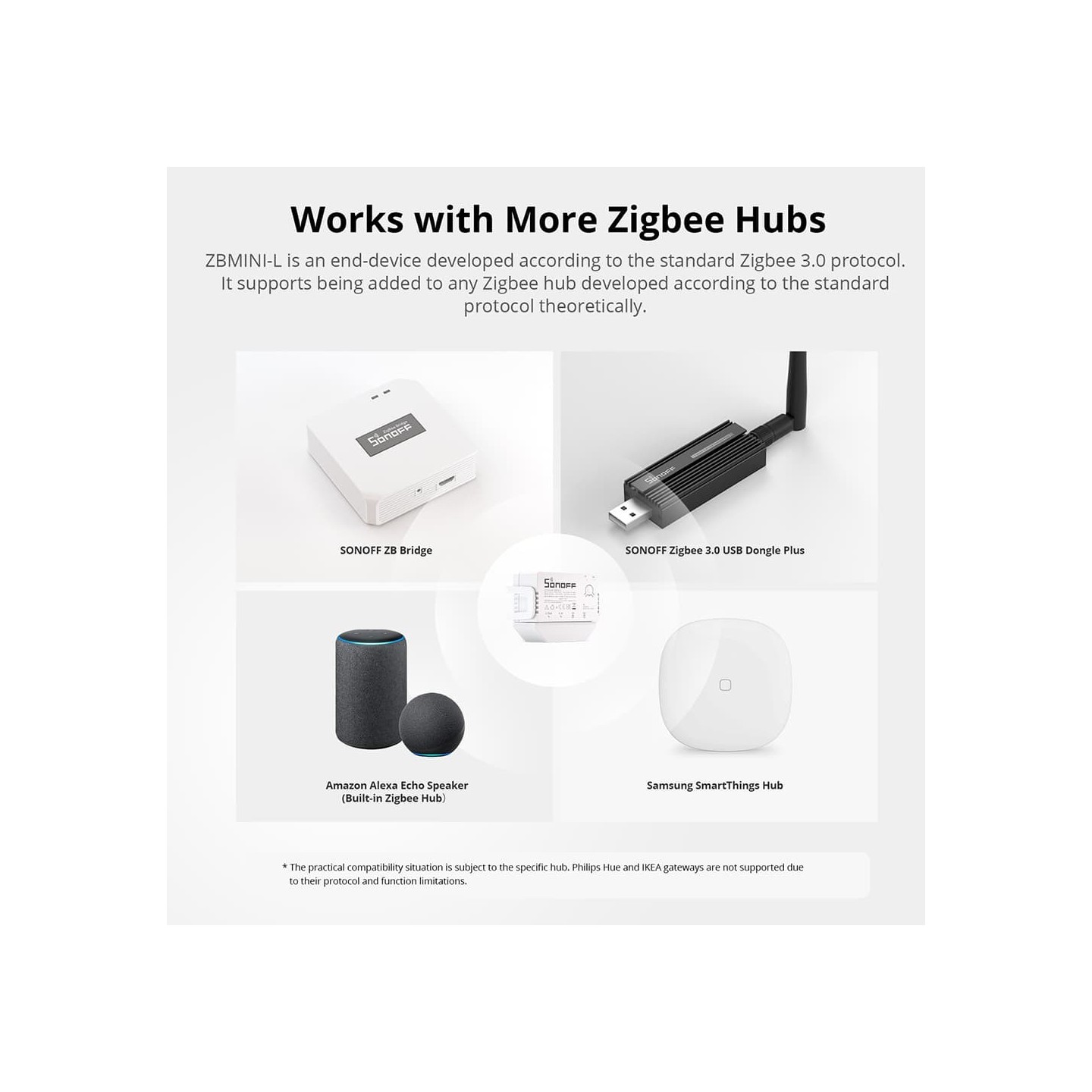 Sonoff Zigbee 3.0 Smart Switch - ZBMINI-L - Zigbee 3.0 — Buy in Cyprus with Fast Delivery