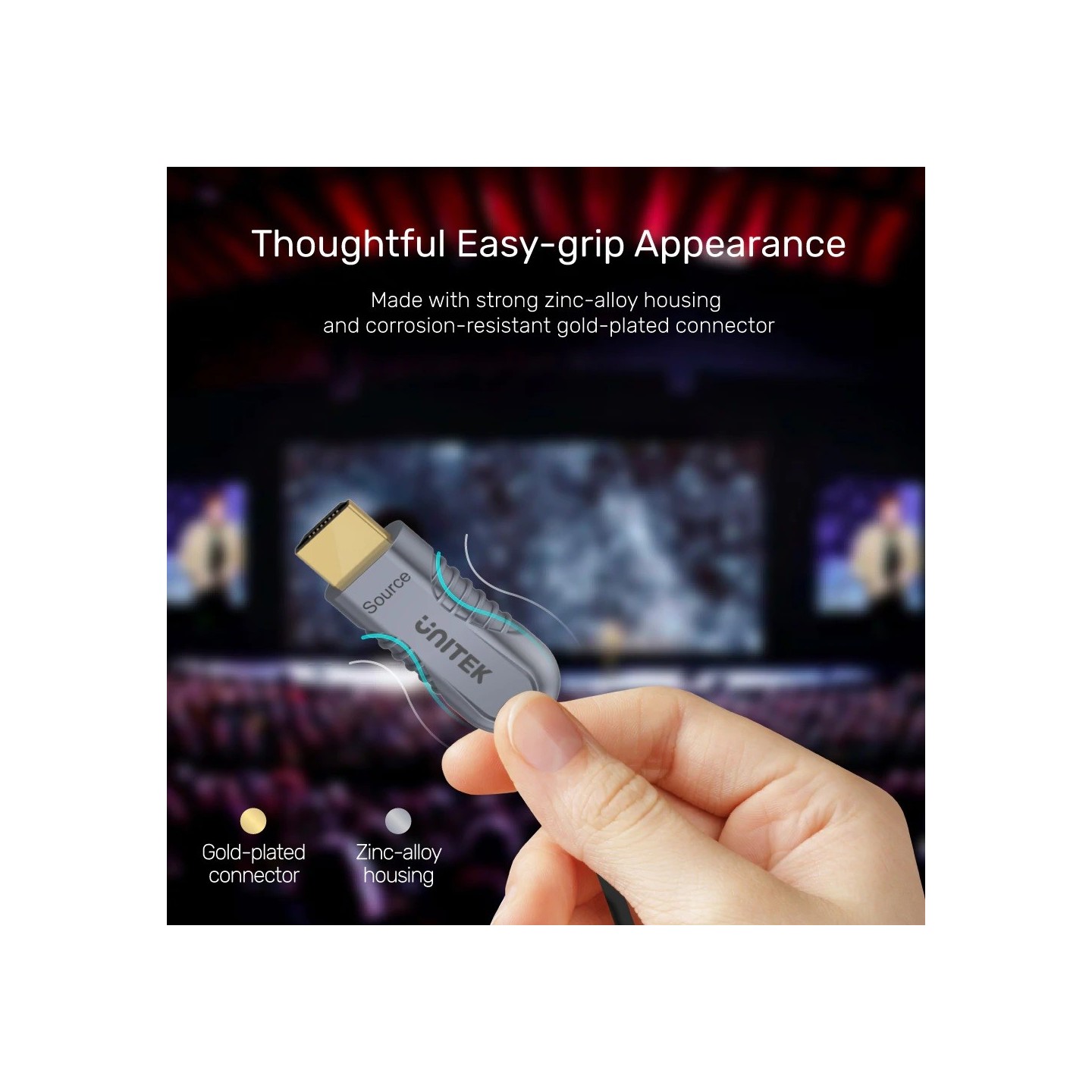 Unitek HC Ultrapro ActiveOptical HDMI 2.1 Cable - C11033DGY - 50.0m — Buy in Cyprus with Fast Delivery