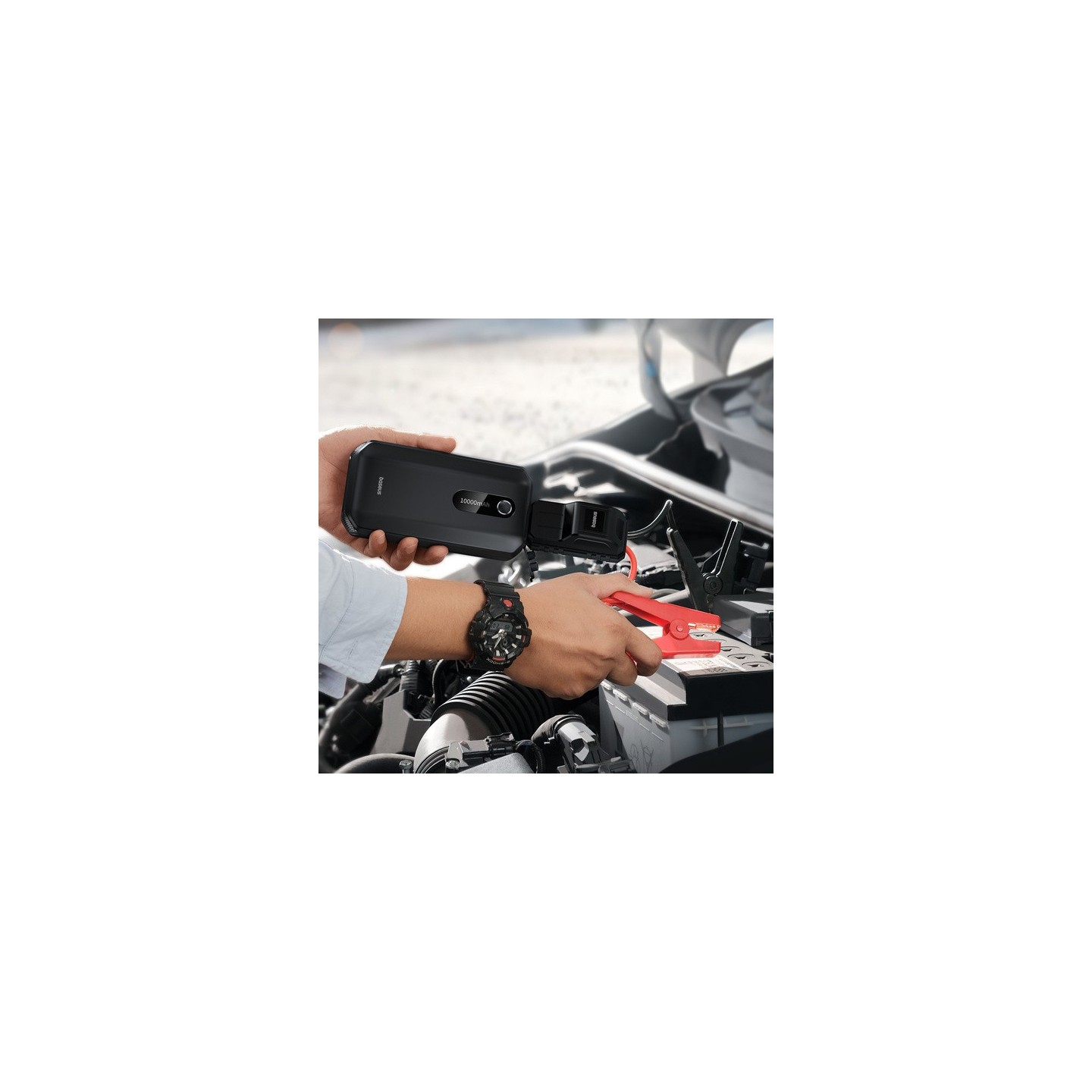 Baseus Car Jump Start Booster & Powerbank - 10000mAh 1000A Super Energy Air Series — Buy in Cyprus with Fast Delivery