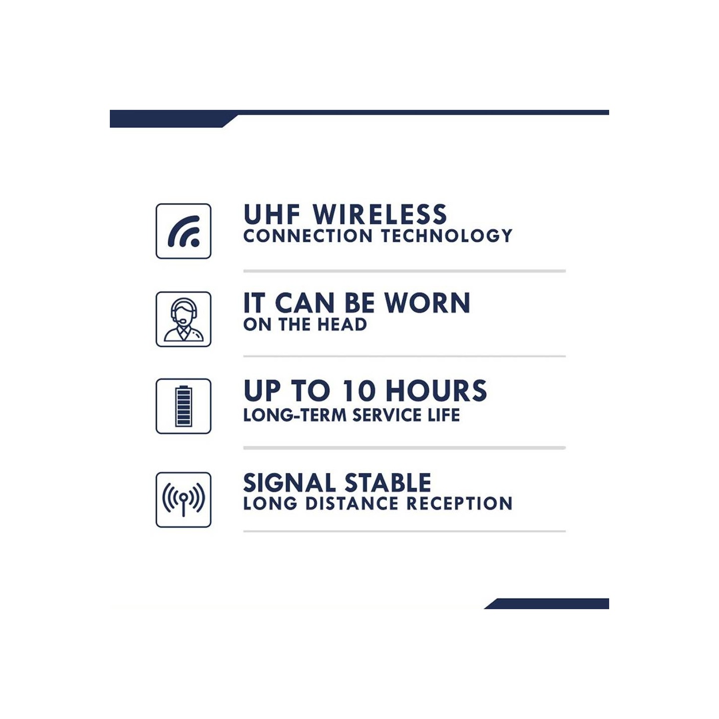 SonicGear Headset - WMH 100 UL - Wireless Headset Microphone — Buy in Cyprus with Fast Delivery