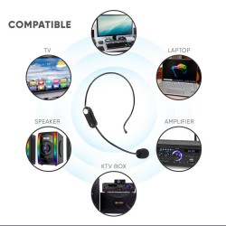 Buy SonicGear Headset - WMH 100 UL - Wireless Headset Microphone in Cyprus, Nicosia, Limassol, Larnaka, Pafos