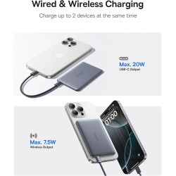 Buy Baseus Powerbank Wireless 20W 5000mAh PicoGo - AM41 - Wireless 20W 5000mAh P... in Cyprus, Nicosia, Limassol, Larnaka, Pafos