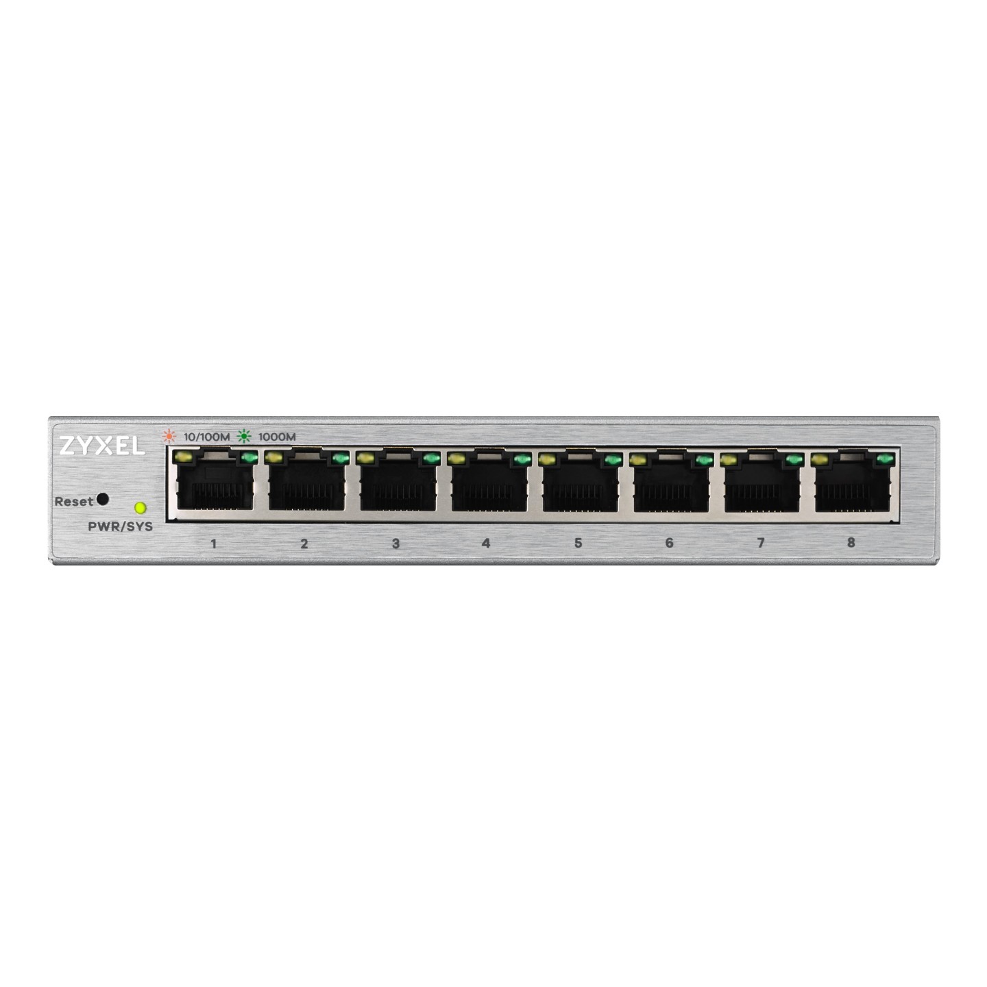Zyxel Switch - GS1200-8 - Gigabit Ethernet Managed 8-Port Metal UK Plug — Buy in Cyprus with Fast Delivery