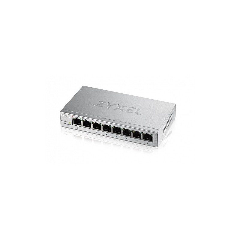 Buy Zyxel Switch - GS1200-8 - Gigabit Ethernet Managed 8-Port Metal UK Plug in Cyprus, Nicosia, Limassol, Larnaka, Pafos