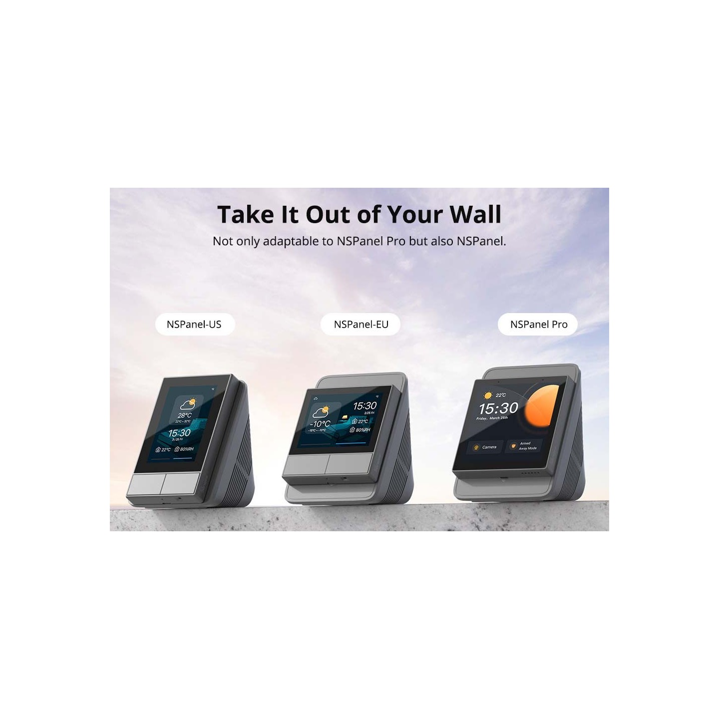 Sonoff Wifi Smart NS Panel Pro - Enclosure Stand — Buy in Cyprus with Fast Delivery