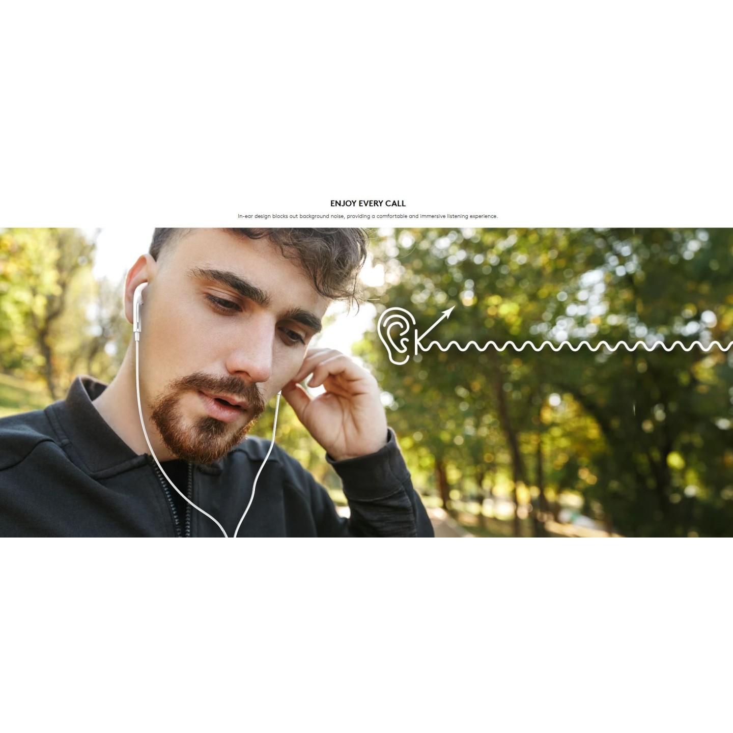 Genius Mobile Headset In-Ear USB-C Inline Control - HS-M365 - Black — Buy in Cyprus with Fast Delivery