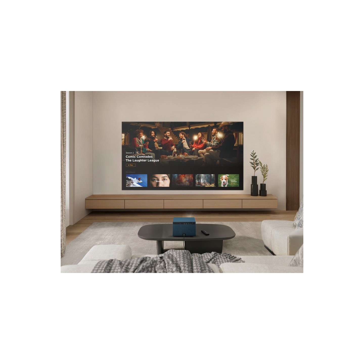 Viewsonic Projector - LX60HD - 1080p Smart LED Google TV Netflix — Buy in Cyprus with Fast Delivery