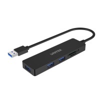 Unitek H1108A USB 3.1 3-Port Hub with Card Reader – 5Gbps SD/microSD Reader | Armenius Store