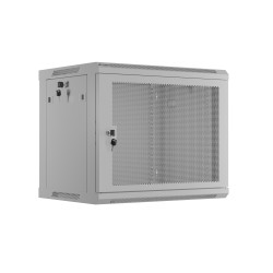 Buy Lanberg Wall Rack 19'' with Perforated Door - 6U 45cm Grey FLAT PACKED in Cyprus, Nicosia, Limassol, Larnaka, Pafos
