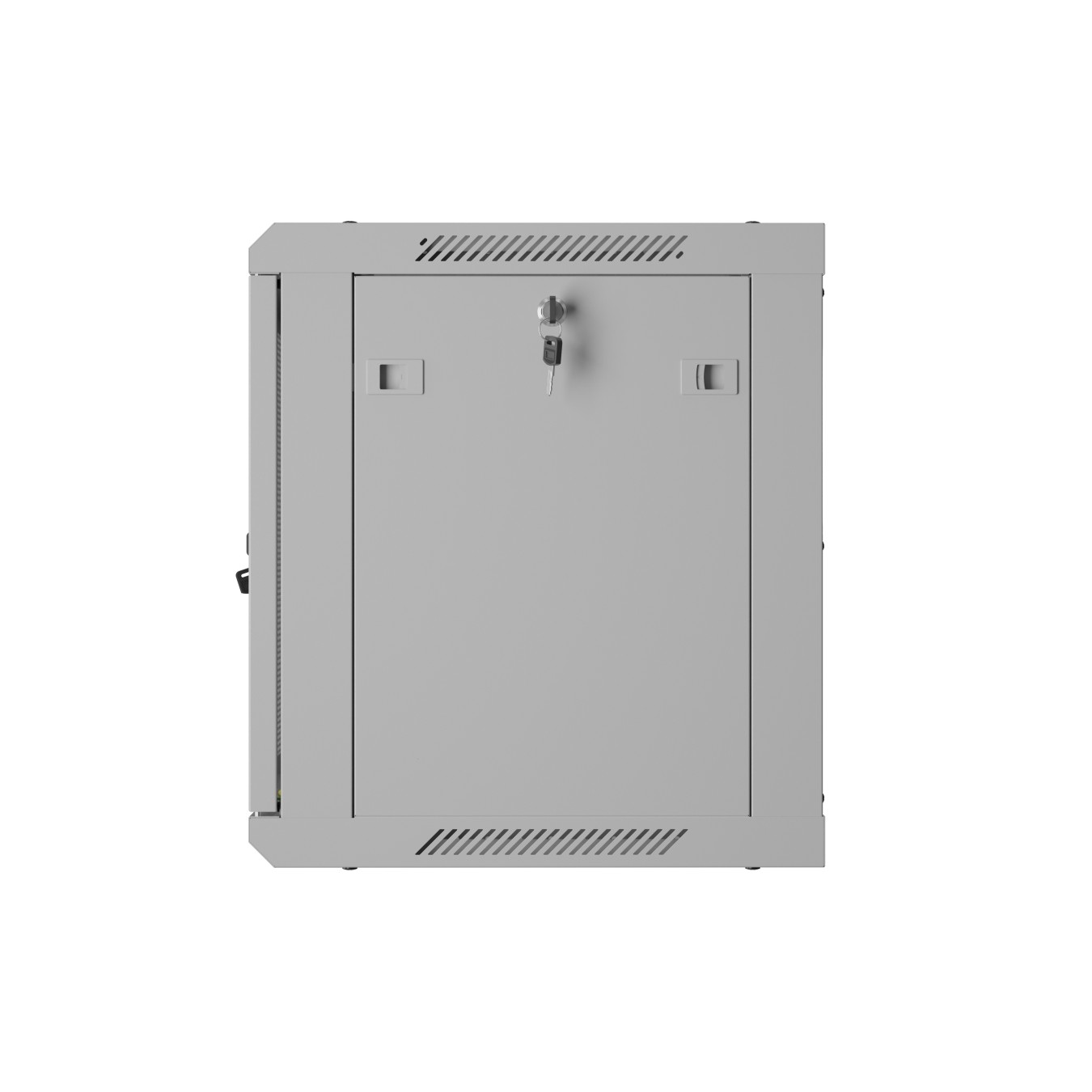 Lanberg Wall Rack 19'' with Perforated Door - 6U 45cm Grey FLAT PACKED — Buy in Cyprus with Fast Delivery