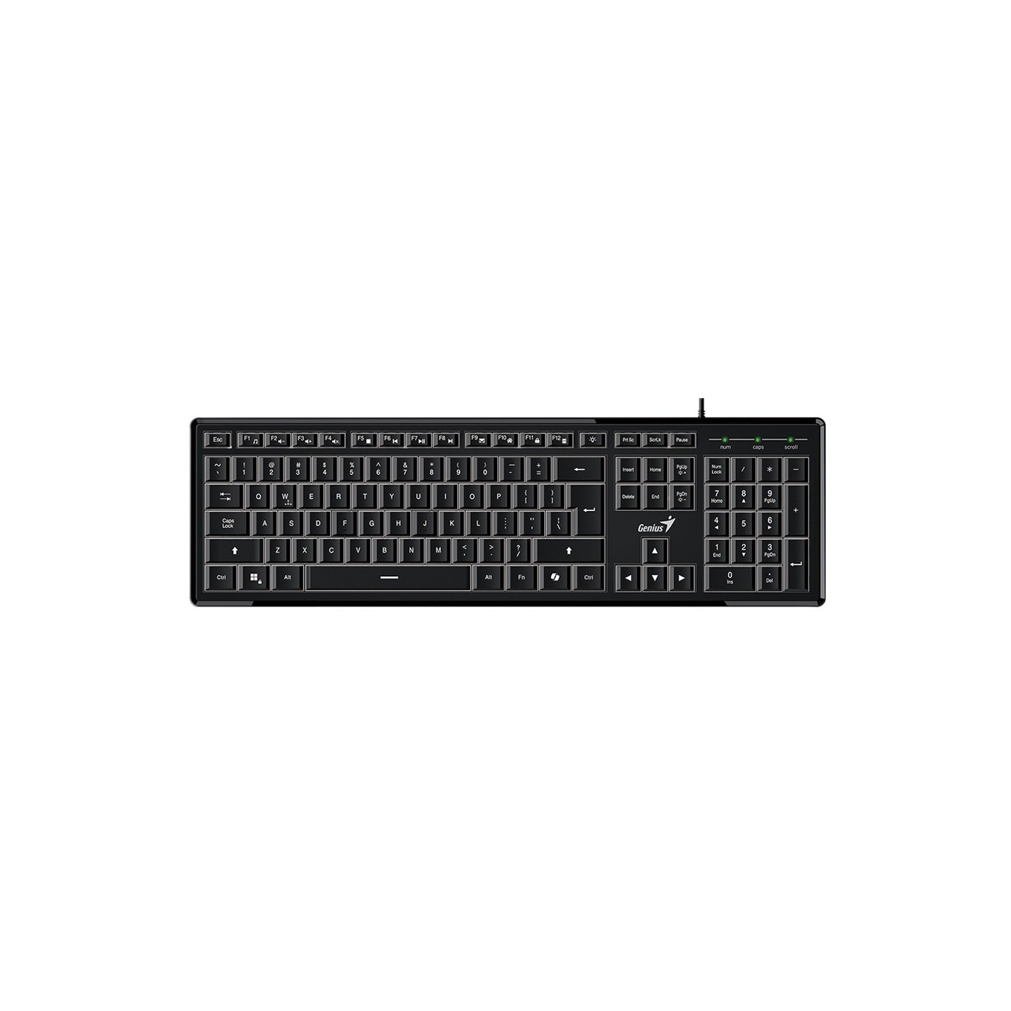 Genius SlimStar 820 Wired Illuminated AI Keyboard English (Boxed) — Buy in Cyprus with Fast Delivery