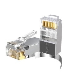 Buy Unitek Network Connector RJ45 CAT7 Passthrough - OT1093ATP - 50pcs in Cyprus, Nicosia, Limassol, Larnaka, Pafos