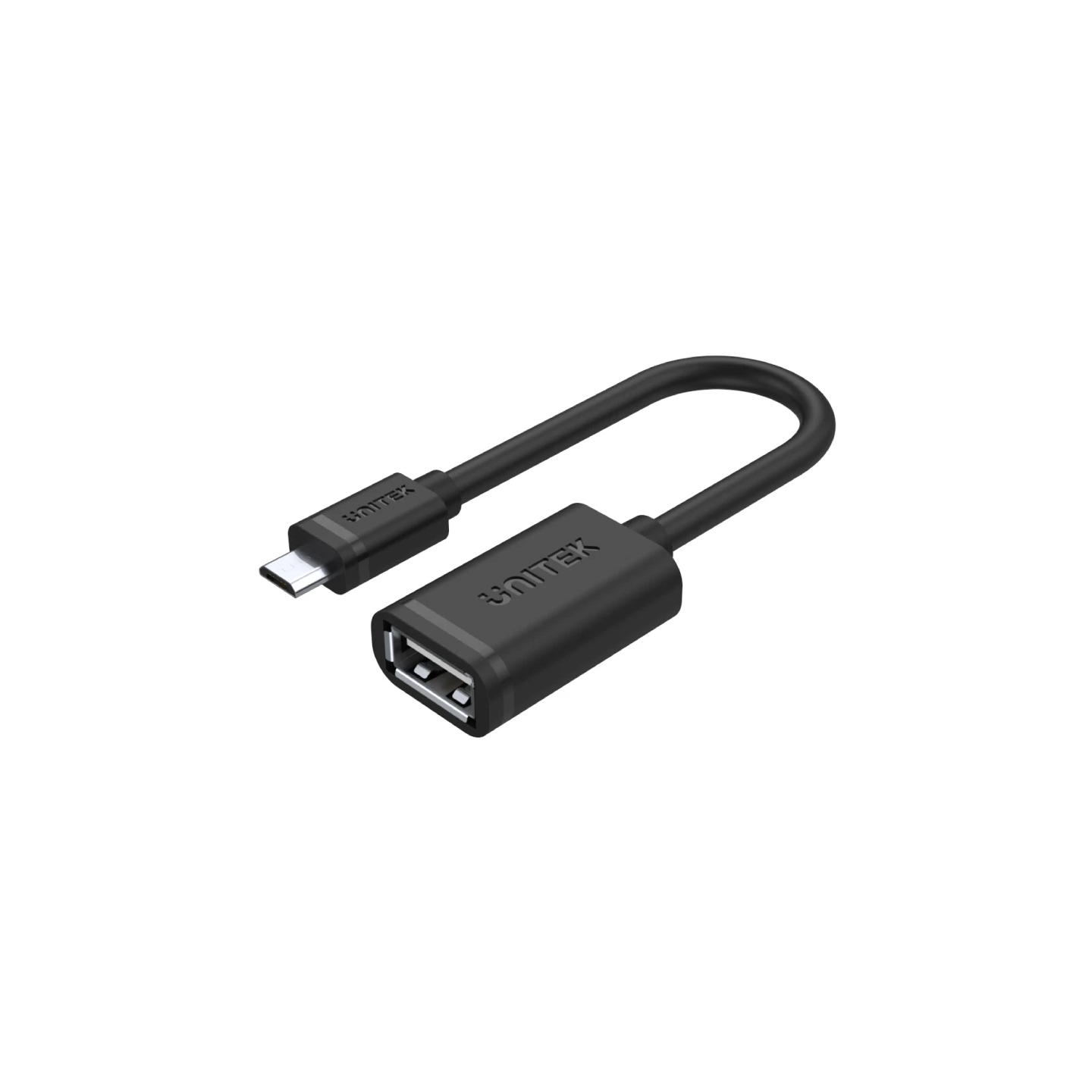 Unitek Micro-USB Male to USB-A Female OTG 20cm - Y-C438GBK - Micro-USB Male to USB-A Female OTG 20cm