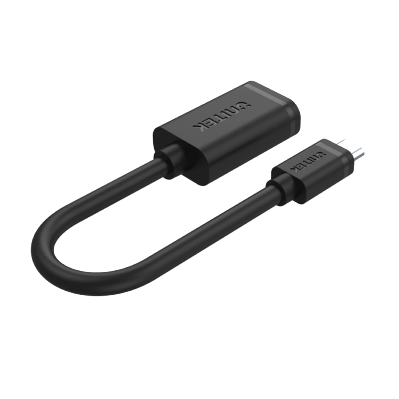 Buy Unitek Micro-USB Male to USB-A Female OTG 20cm - Y-C438GBK - Micro-USB Male ... in Cyprus, Nicosia, Limassol, Larnaka, Pafos