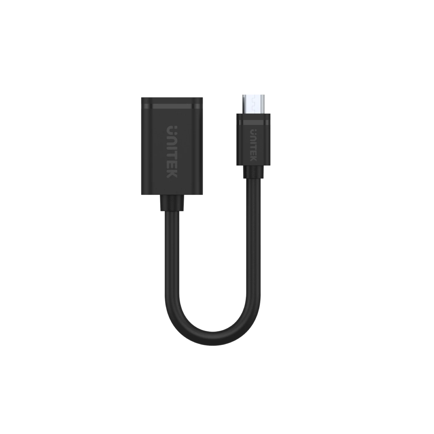 Unitek Micro-USB Male to USB-A Female OTG 20cm - Y-C438GBK - Micro-USB Male to USB-A Female OTG 20cm