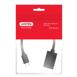 Buy Unitek Micro-USB Male to USB-A Female OTG 20cm - Y-C438GBK - Micro-USB Male ... in Cyprus, Nicosia, Limassol, Larnaka, Pafos
