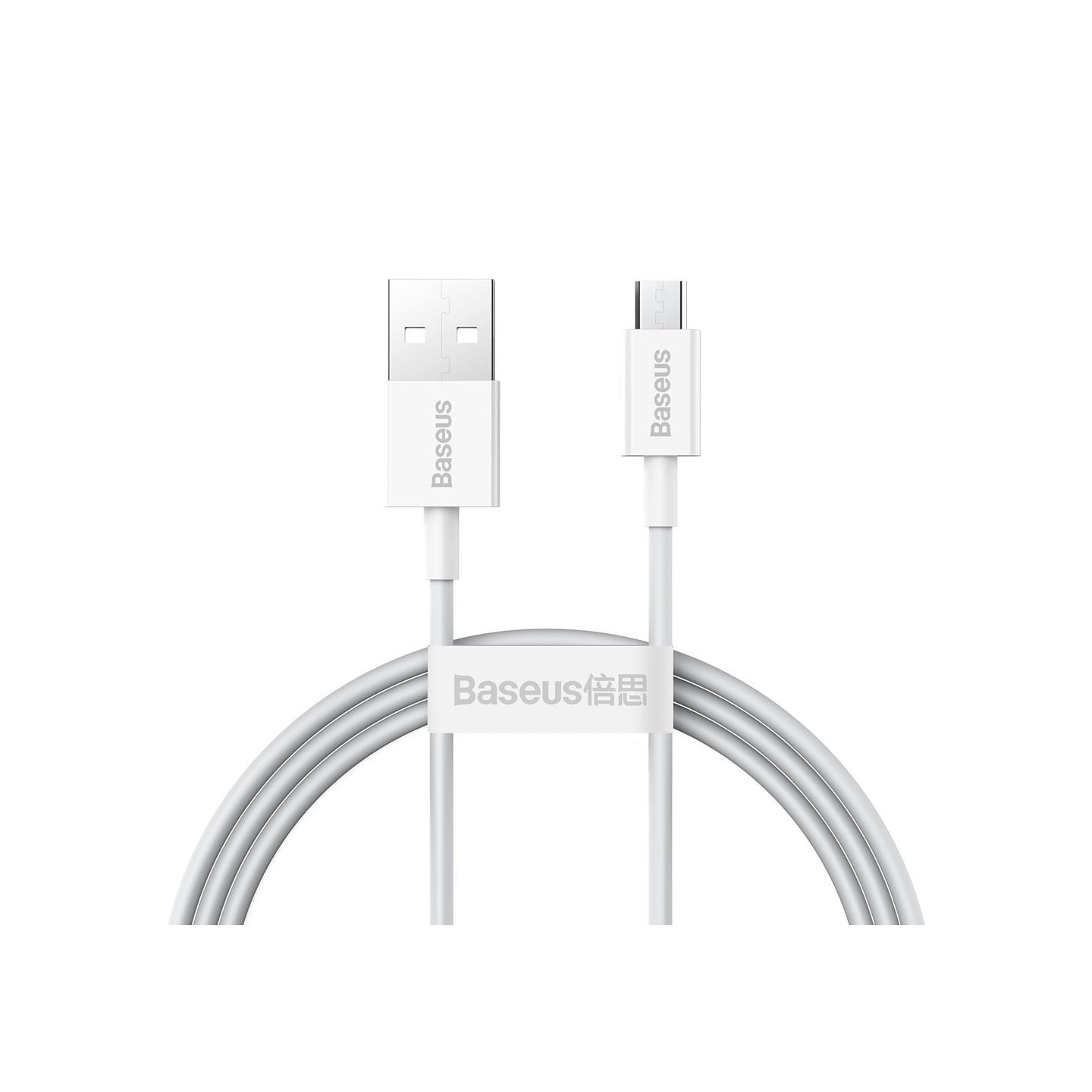 Baseus Superior Series USB-A to Micro-USB 2A 2m White (Boxed) — Buy in Cyprus with Fast Delivery