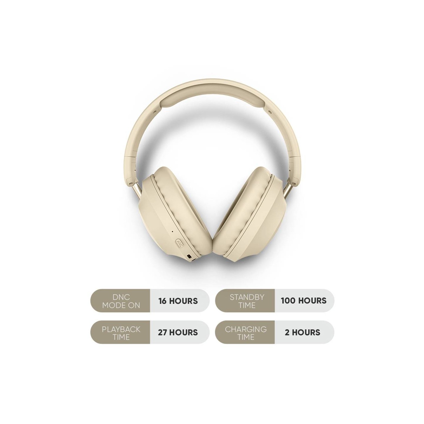SonicGear Headphones Bluetooth AIRPHONE - DNC3000 - Champagne Gold — Buy in Cyprus with Fast Delivery