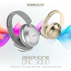 Buy SonicGear Headphones Bluetooth AIRPHONE - DNC3000 - Champagne Gold in Cyprus, Nicosia, Limassol, Larnaka, Pafos