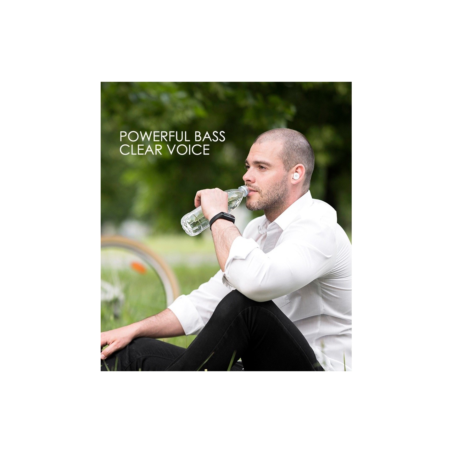 SonicGear HYPERBASS Earphones - TWS 7 - Dual Driver, Sweatproof, Black — Buy in Cyprus with Fast Delivery