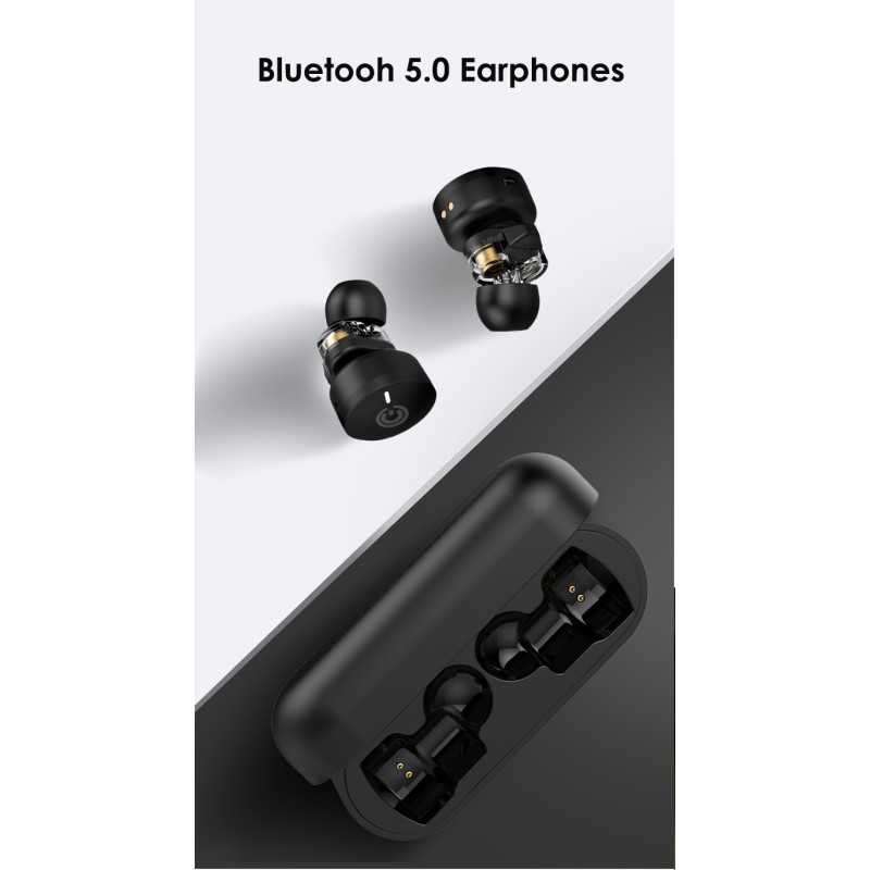 Buy SonicGear HYPERBASS Earphones - TWS 7 - Dual Driver, Sweatproof, Black in Cyprus, Nicosia, Limassol, Larnaka, Pafos