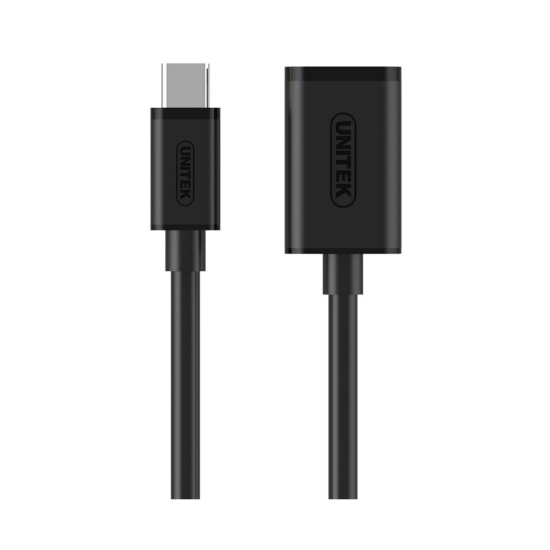 Buy Unitek USB3.1 USB-C Male to USB-A Female Extension Cable - Y-C476BK - 20cm in Cyprus, Nicosia, Limassol, Larnaka, Pafos