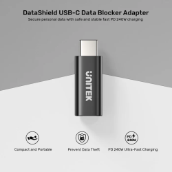 Buy Unitek USB-C Data Blocker - A1055A - 48V5A (2 pack) in Cyprus, Nicosia, Limassol, Larnaka, Pafos
