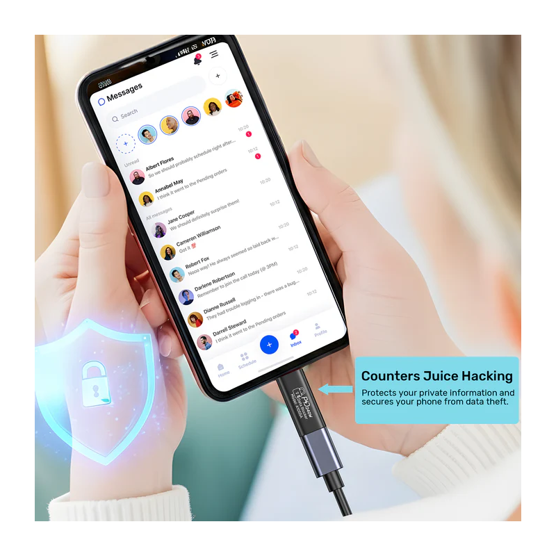 Buy Unitek USB-C Data Blocker - A1055A - 48V5A (2 pack) in Cyprus, Nicosia, Limassol, Larnaka, Pafos