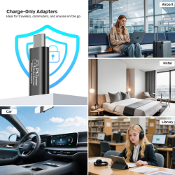 Buy Unitek USB-C Data Blocker - A1055A - 48V5A (2 pack) in Cyprus, Nicosia, Limassol, Larnaka, Pafos