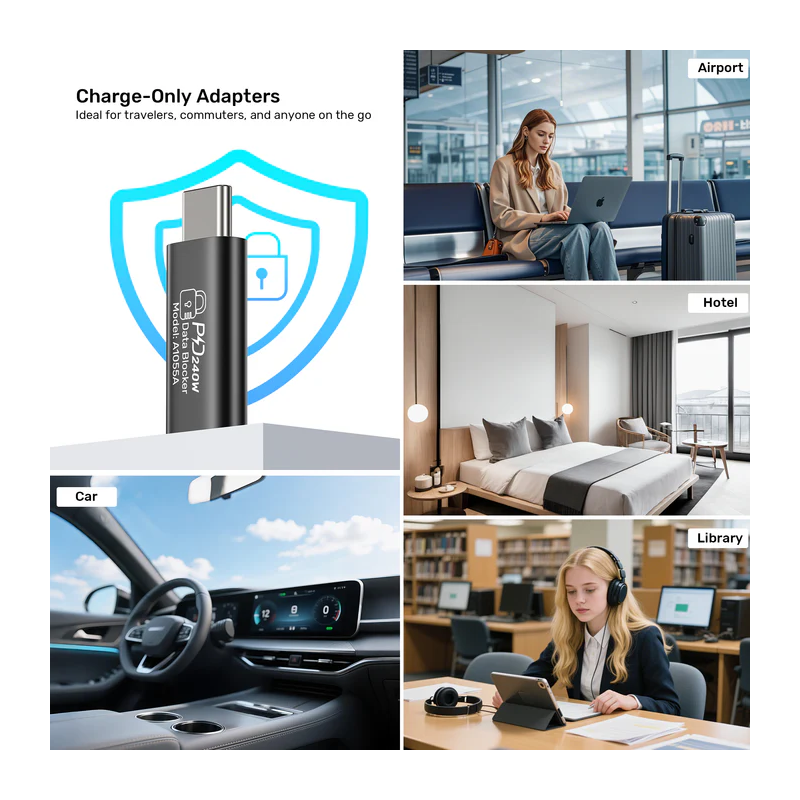 Buy Unitek USB-C Data Blocker - A1055A - 48V5A (2 pack) in Cyprus, Nicosia, Limassol, Larnaka, Pafos