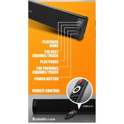 Buy SonicGear Soundbar for TV PC - SONICBAR 3000 - 40W RMS Bluetooth, SD Card & FM in Cyprus, Nicosia, Limassol, Larnaka, Pafos