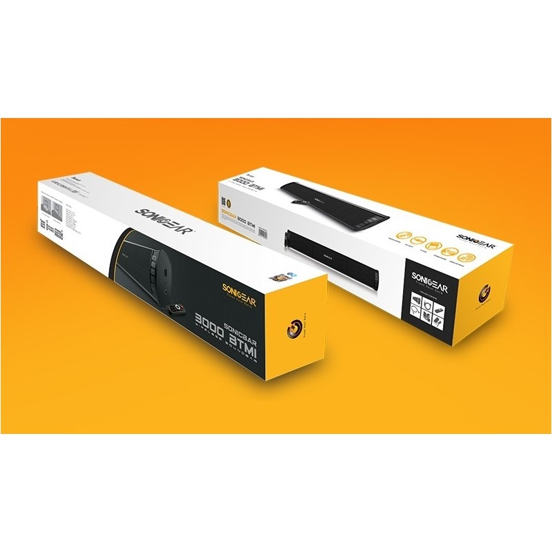 Buy SonicGear Soundbar for TV PC - SONICBAR 3000 - 40W RMS Bluetooth, SD Card & FM in Cyprus, Nicosia, Limassol, Larnaka, Pafos