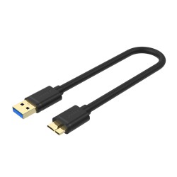 Unitek USB-A 3.0 to Micro-B Cable - 0.3m, for external HDD — Buy in Cyprus with Fast Delivery