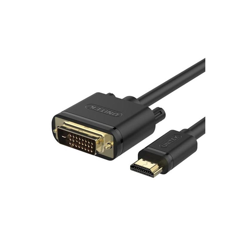 Buy Unitek VC HDMI to DVI24+1 3.0m Cable - Y-C219E - HDMI to DVI24+1 3.0m Cable in Cyprus, Nicosia, Limassol, Larnaka, Pafos