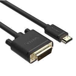 Buy Unitek VC HDMI to DVI24+1 3.0m Cable - Y-C219E - HDMI to DVI24+1 3.0m Cable in Cyprus, Nicosia, Limassol, Larnaka, Pafos
