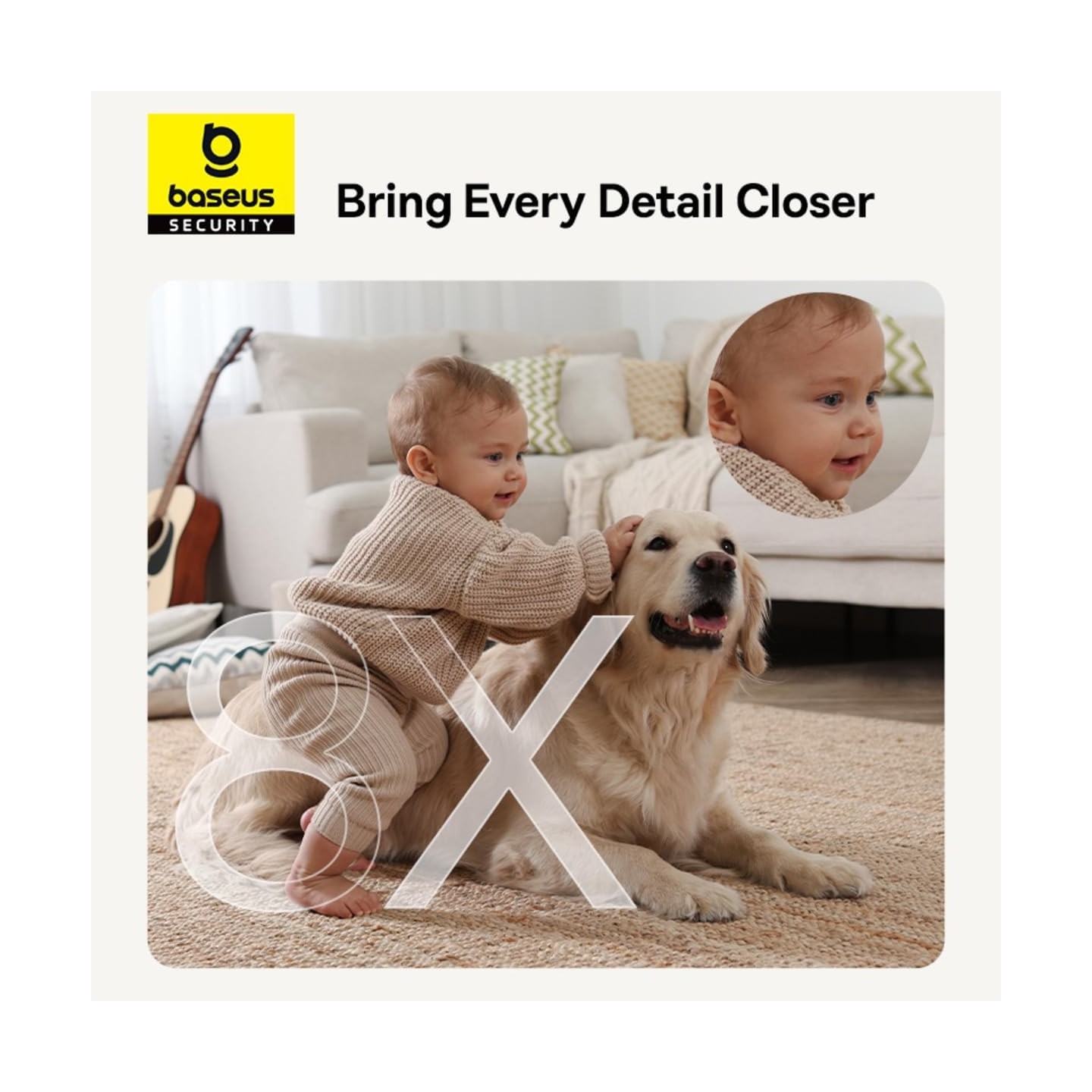 Baseus Security - P1 Lite - Indoor Camera 2K White EU — Buy in Cyprus with Fast Delivery