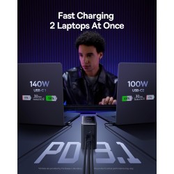 Buy Baseus Desktop Charger 240W 3C+U+DC Touch Display & App Control incl 240W Ch... in Cyprus, Nicosia, Limassol, Larnaka, Pafos