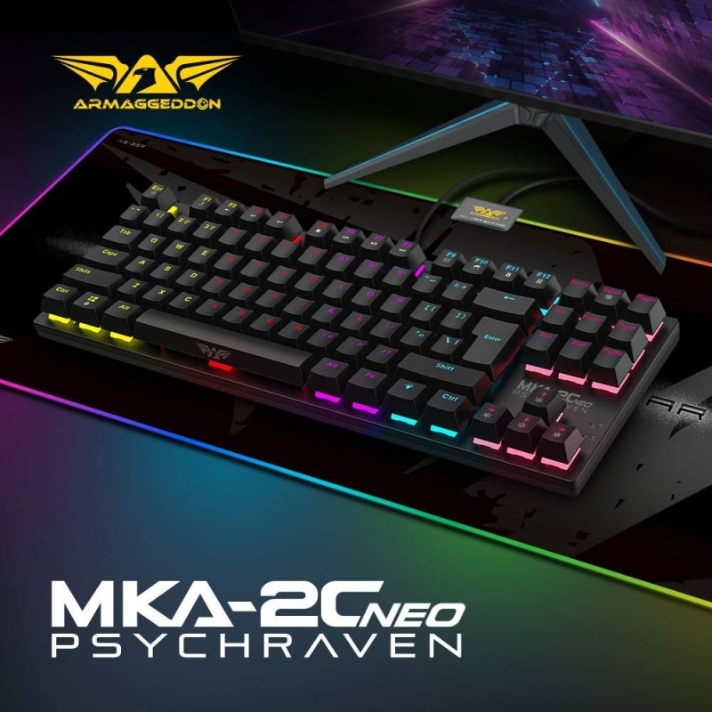 Armaggeddon MKA-2C NEO 87-Key Linear Red Mechanical Gaming Keyboard (Boxed) — Buy in Cyprus with Fast Delivery