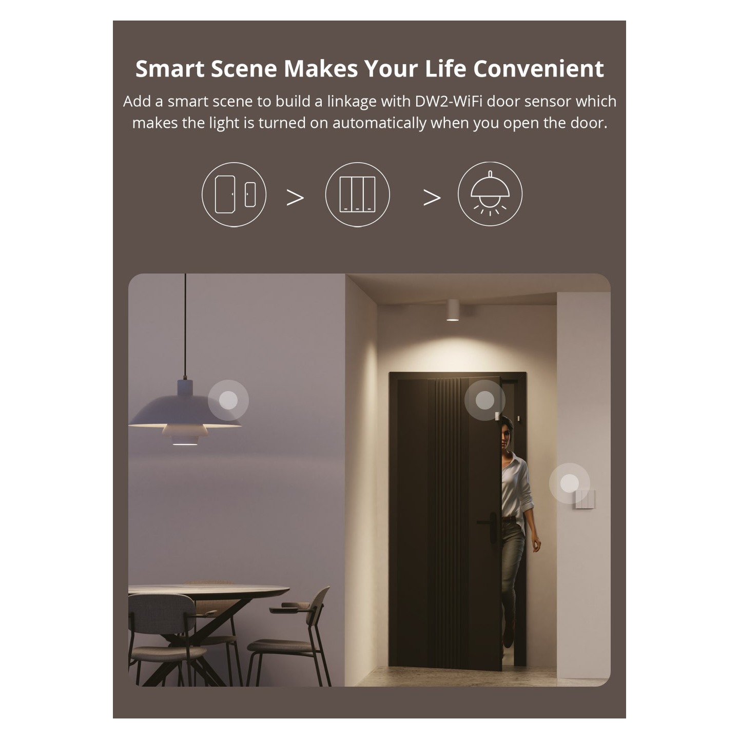 Sonoff Matter WiFi Smart Wall Mechanical Switch 1-Button White - M5 - Matter WiFi Smart Wall Mechanical Switch 1-Button White