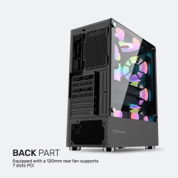 Armaggeddon Gaming Case TRITRON 3 ATX 3xARGB White (Boxed) — Buy in Cyprus with Fast Delivery