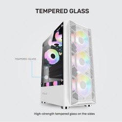 Armaggeddon Gaming Case TRITRON 3 ATX 3xARGB White (Boxed) — Buy in Cyprus with Fast Delivery