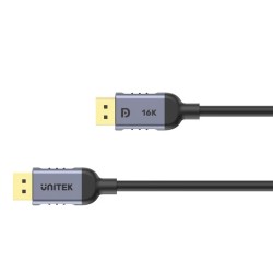 Buy Unitek DisplayPort 2.1 Cable - C1626GY-1.5M - 8K 120Hz 1.5m in Cyprus, Nicosia, Limassol, Larnaka, Pafos