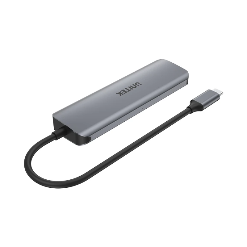 Buy Unitek Hub - H1107C - Alum Type-C Hub 3x USB3.1 SD PD100W Space Grey in Cyprus, Nicosia, Limassol, Larnaka, Pafos