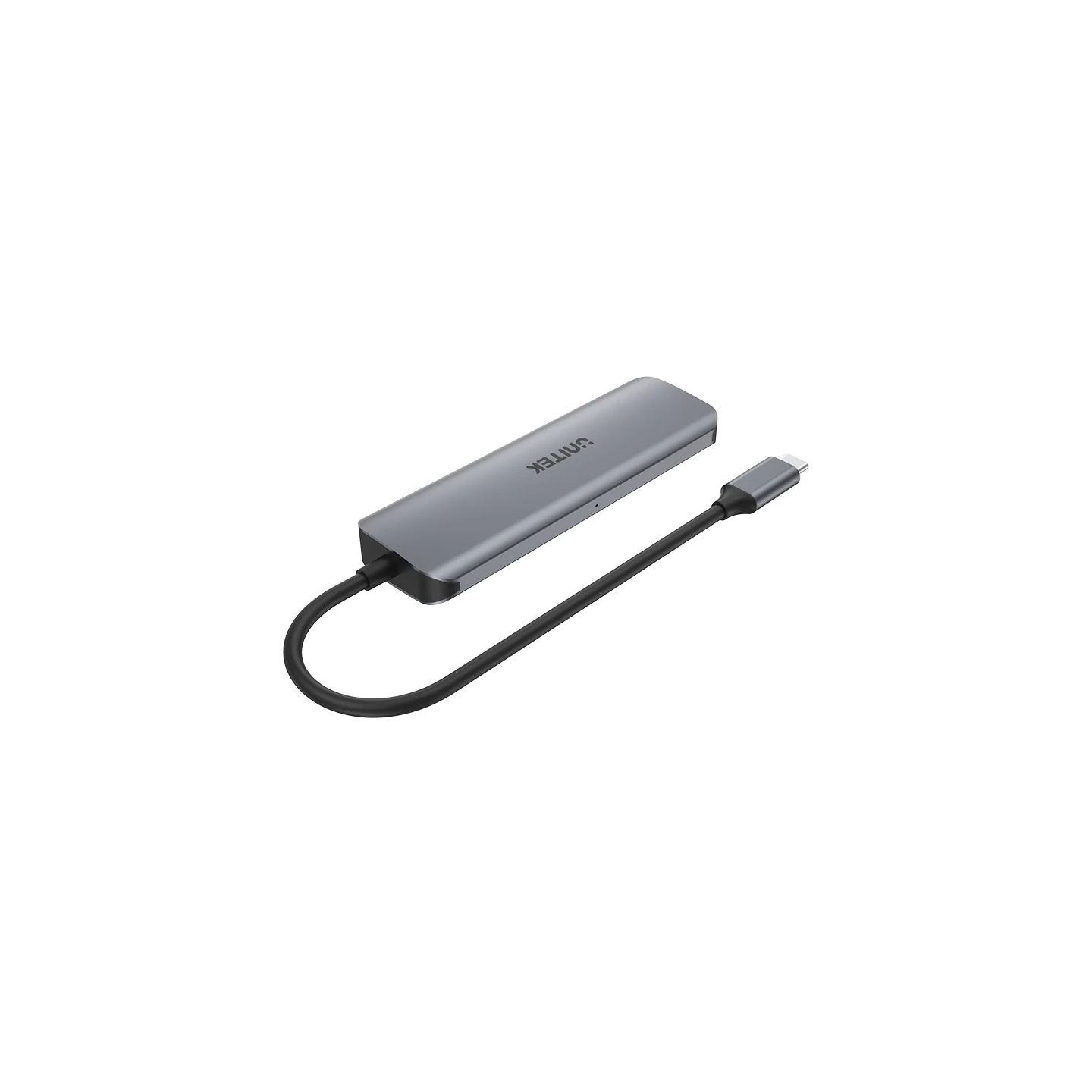 Unitek H1107C USB-C Hub 3x USB 5Gbps + SD/MicroSD + 100W PD | Space Grey — Armenius Store Cyprus