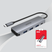Unitek H1107C USB-C Hub – 3x USB-A 5Gbps PD100W | Armenius Store