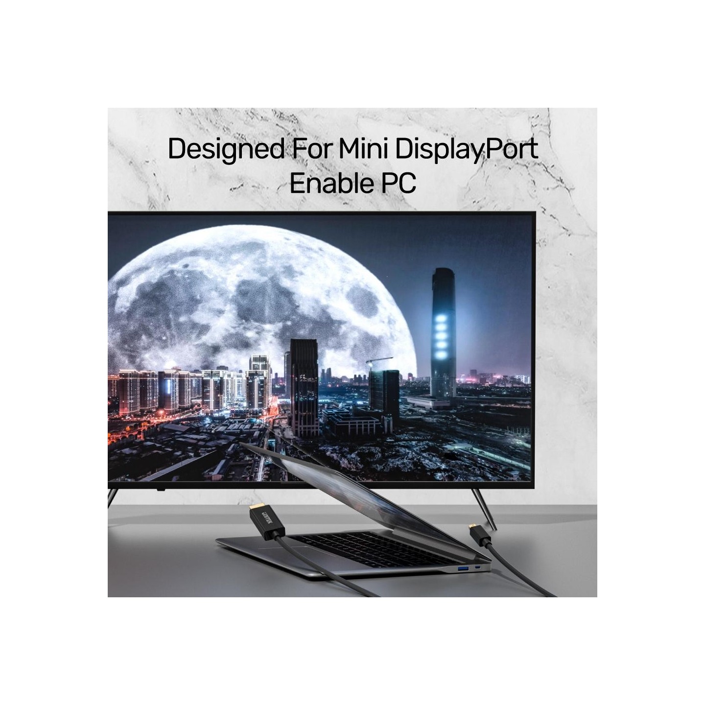 Unitek Mini DP to 4K HDMI Cable - V1152A - 2.0m — Buy in Cyprus with Fast Delivery