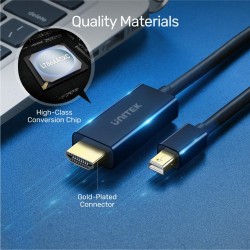 Unitek Mini DP to 4K HDMI Cable - V1152A - 2.0m — Buy in Cyprus with Fast Delivery